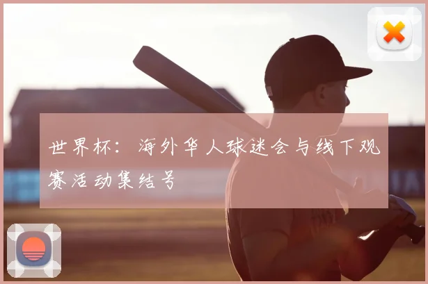 世界杯：海外华人球迷会与线下观赛活动集结号